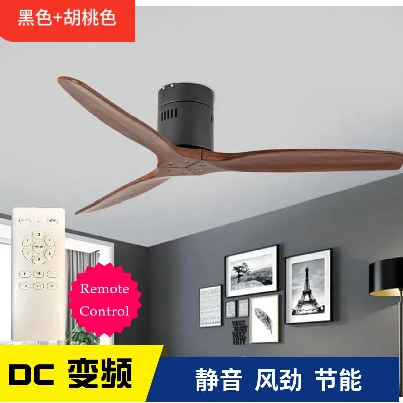 Silent nordic log ceiling lamp with energy saving for interiors - vue 8 sur 9