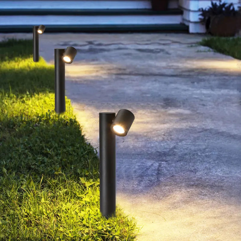 Waterproof outdoor LED rotating lamp for garden and park - vue 4 sur 7