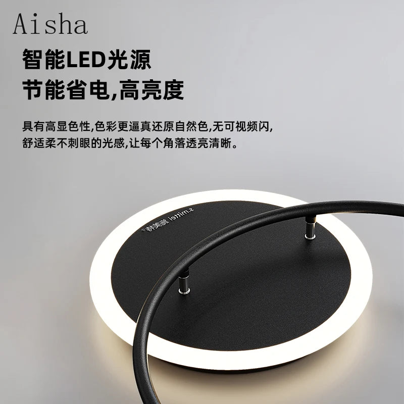 plafonnier led nordique design moderne pour éclairage décoratif - vue 5 sur 7