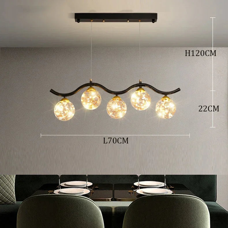 LED pendant light for living room, kitchen and restaurant