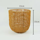 woven imitation rattan basket for toys and laundry