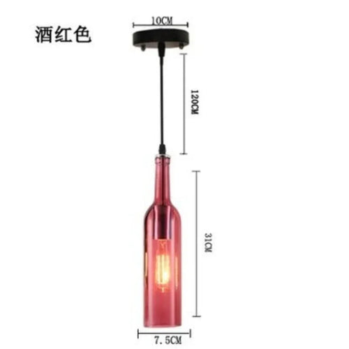 Modern nordic creative beer bottle chandelier - vue 13 sur 13
