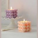 handmade scented heart-shaped aromatherapy candle