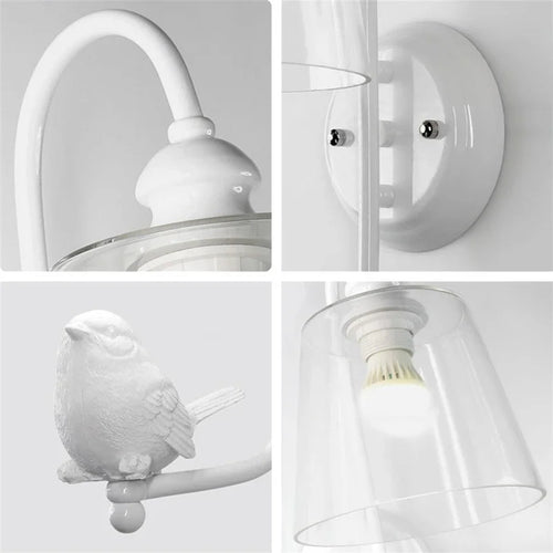 Modern resin decorative angel wall light - vue 6 sur 12