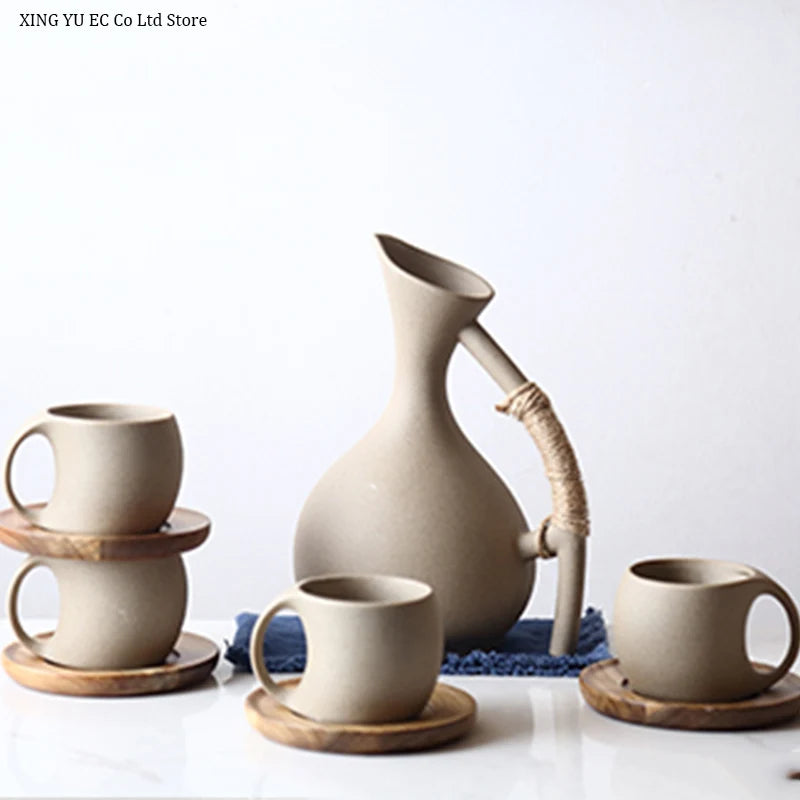 ceramic bottle with filter for hot and cold water