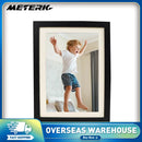 Children's wooden photo frames with art storage