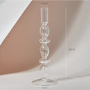 Clear glass candleholder modern nordic home decor