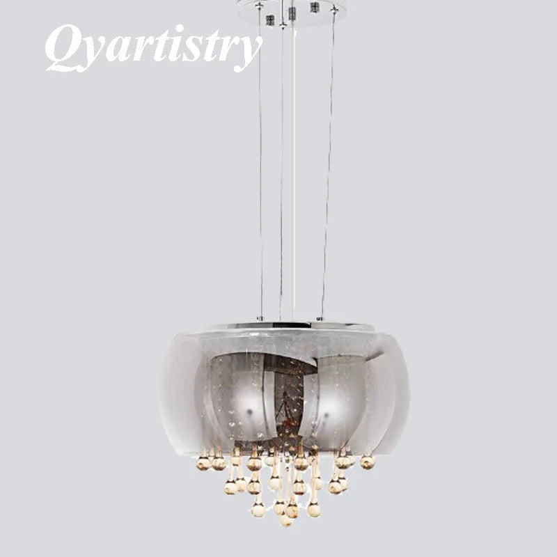 Luxury crystal pendant light