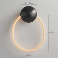 Minimalist luxury flexible artistic silicone LED lamp