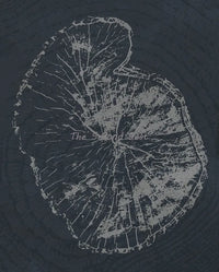 Abstract tree rings wall art for decoration