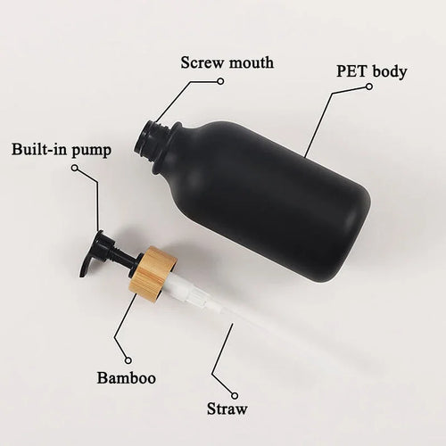 portable soap dispenser bottle with pump - vue 4 sur 28