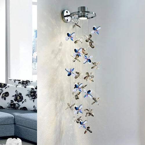Modern stainless steel LED wall lights 2022 - vue 4 sur 7