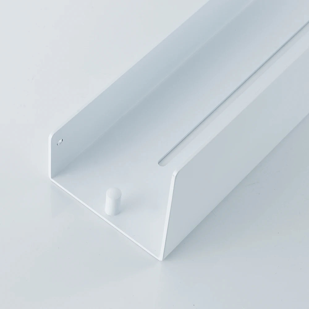 shower shelf with hook for bathroom and kitchen items - vue 5 sur 15
