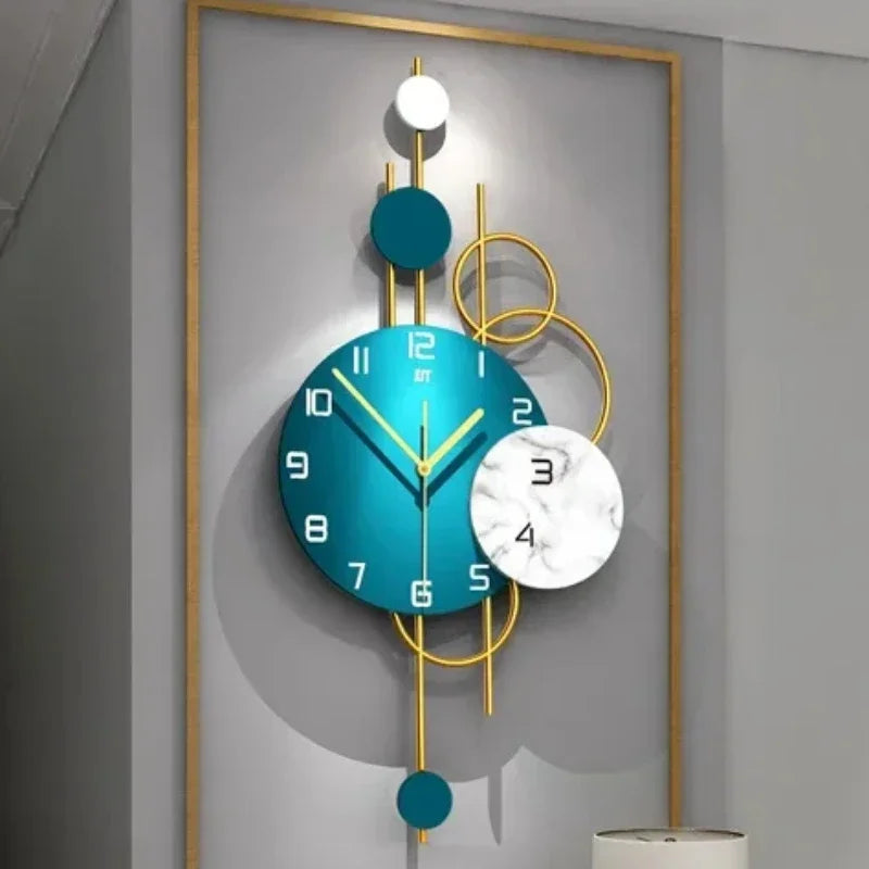 modern and elegant wall clock for interior decoration