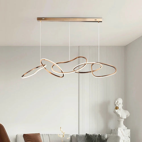 Nordic pendant chandeliers for elegant indoor lighting - vue 5 sur 9