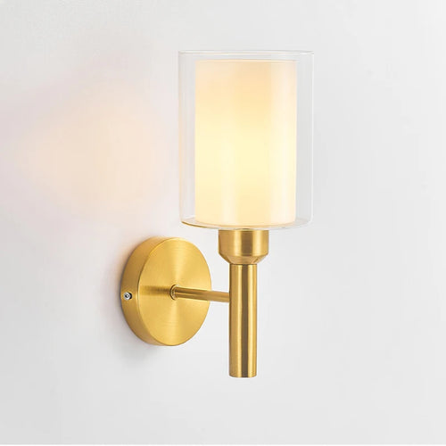 Luxury glass art deco wall light for indoor use - vue 6 sur 21