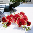 Decorative artificial orchid flowers for weddings and gardens