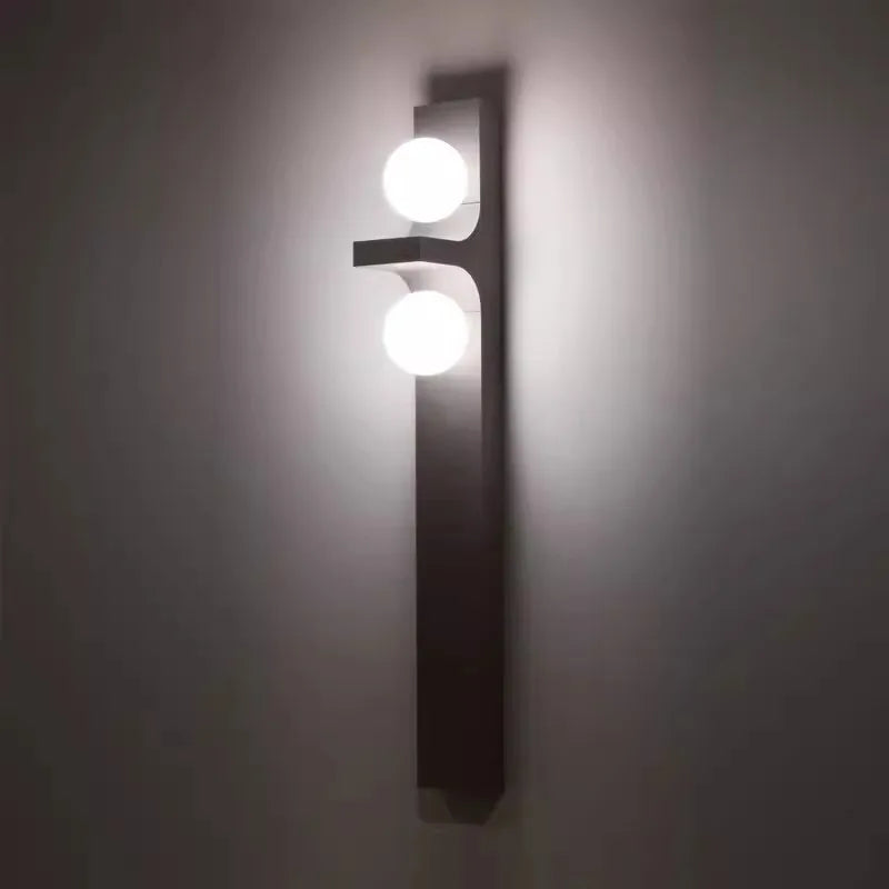 Modern glass ball wall light creative fixture for hotel