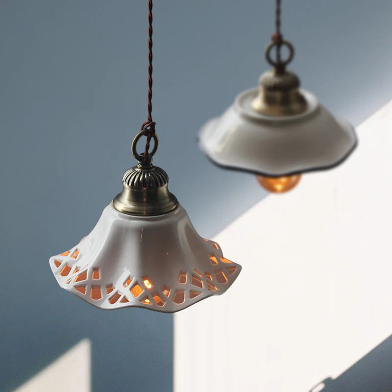 Suspension led en céramique moderne simple - vue 3 sur 29