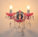 Modern crystal wall light for interior decoration