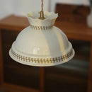 Modern ceramic flower pendant light