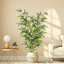 Artificial bamboo leaves for event and party decoration