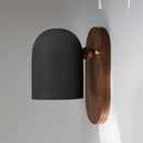 Nordic walnut wall light wabi sabi zen Japanese ambiance
