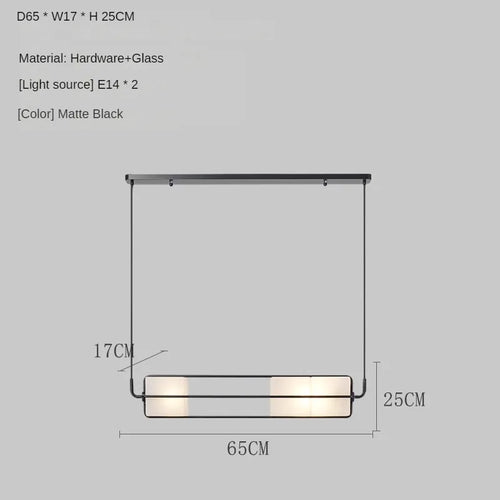Modern glass pendant light for luxury indoor lighting - vue 10 sur 9