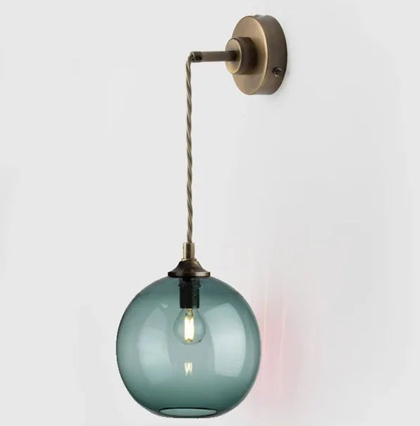 Nordic style glass wall light for interior decoration - vue 13 sur 13