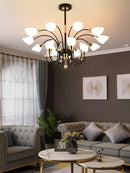 Nordic modern luxury crystal chandelier decorative retro lighting
