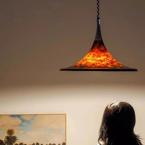 Medieval style lava chandelier for modern interior decor - vue 2 sur 8