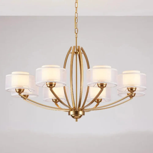 Modern nordic luxury LED ceiling light for home decor - vue 6 sur 8