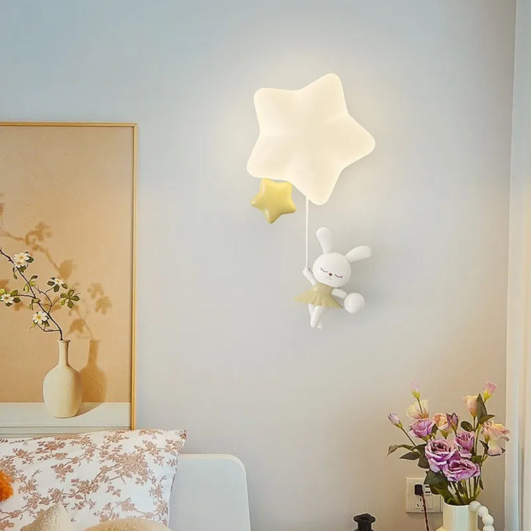 Personalised Nordic ceiling light for bright and colourful children's room