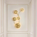 Modern gold LED wall light for interior decoration