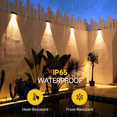 Ultra bright LED solar outdoor lights for garden - vue 6 sur 6