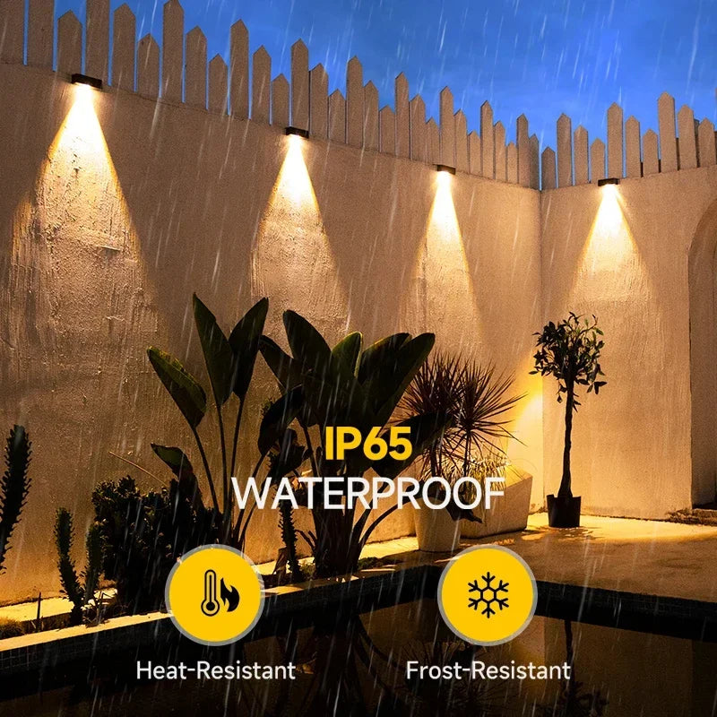 Ultra bright LED solar outdoor lights for garden - vue 6 sur 6