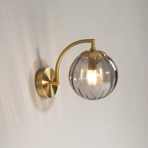 Nordic glass LED wall light - vue 2 sur 12
