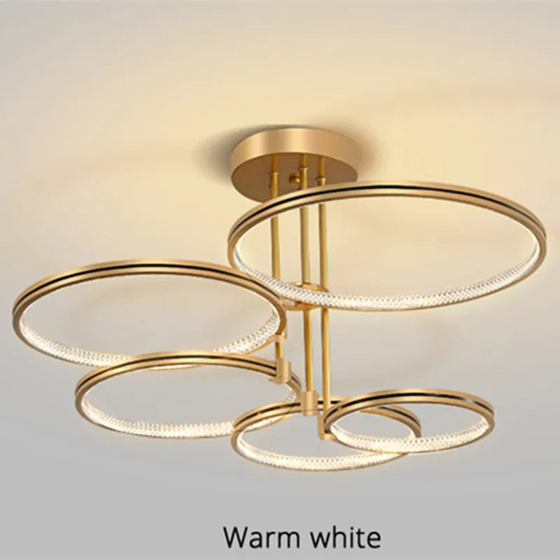 Modern dimmable chandelier for stylish indoor lighting