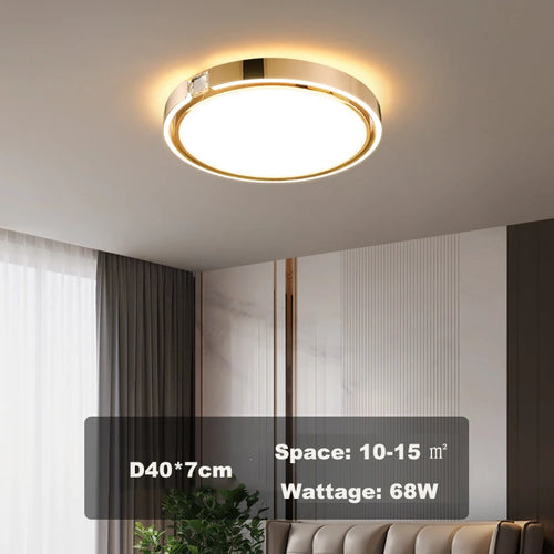 Premium Nordic diamond LED ceiling light - vue 8 sur 12