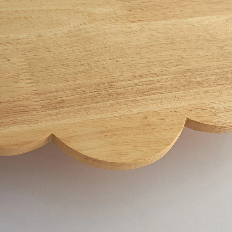 Nordic modern wooden wall light for children's bedroom - vue 5 sur 7