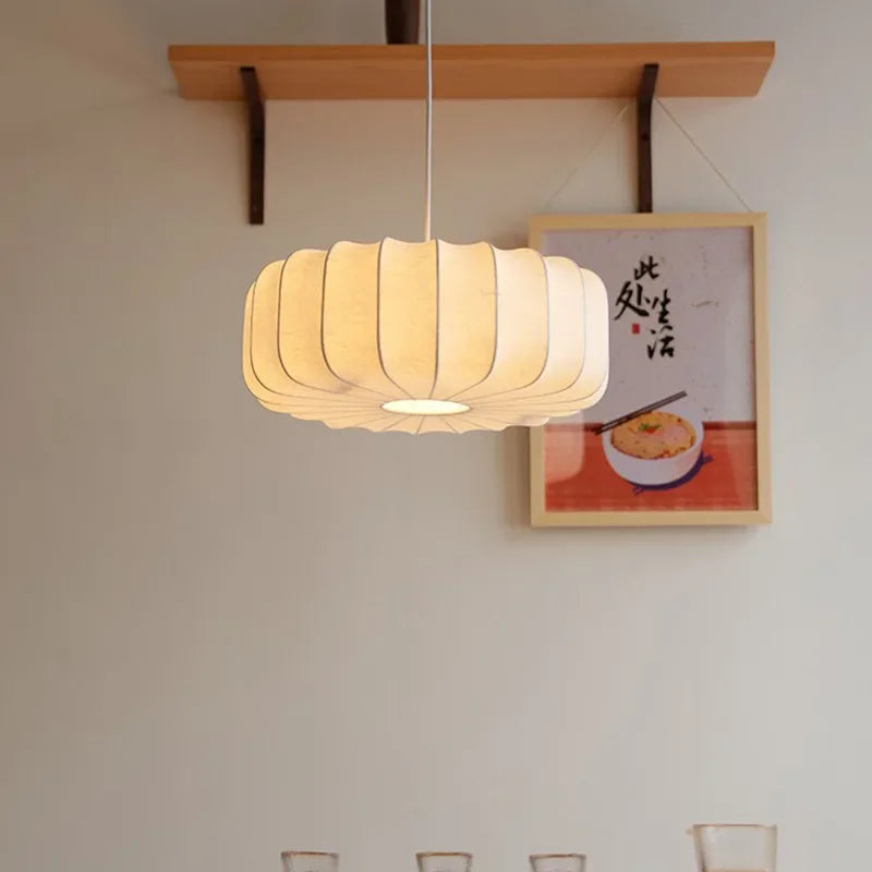 Creative silk chandelier for retro Chinese style table lighting