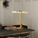 Modern crystal LED desk lamp minimalist for reading and work