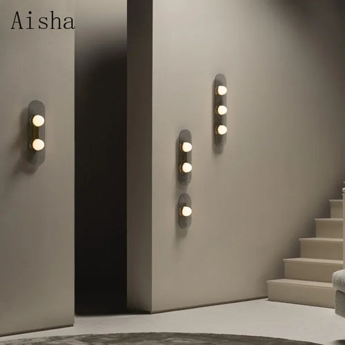 Modern decorative Nordic glass wall light