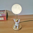 Creative 3D moon table lamp for bedroom and study