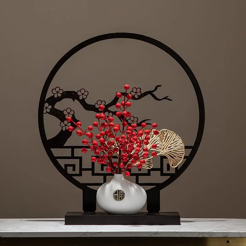 Pine bonsai table ornament for modern decor - vue 4 sur 8