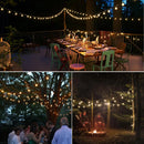 Shatterproof connectable light garland for outdoor decoration