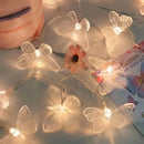 LED butterfly string lights for parties and indoor decorations