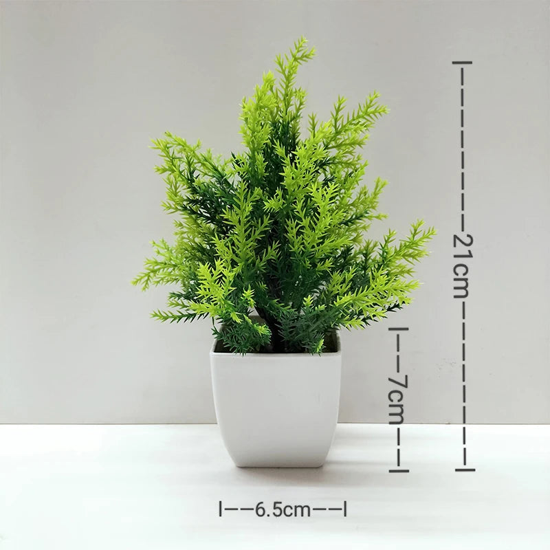 Artificial potted plant for office and garden decoration - vue 13 sur 45
