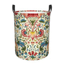 floral foldable laundry basket for baby toy storage