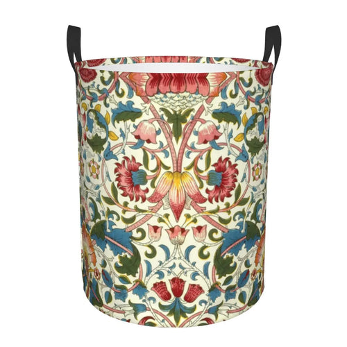 floral foldable laundry basket for baby toy storage - vue 17 sur 30